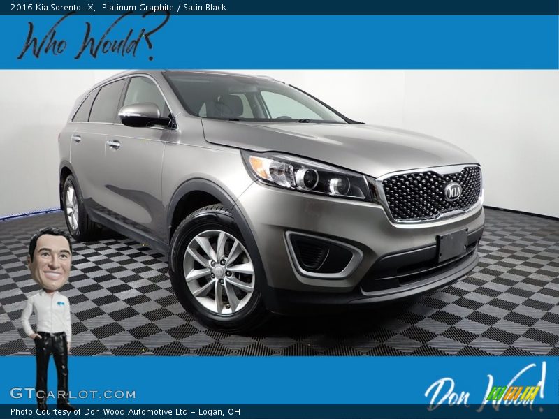 Platinum Graphite / Satin Black 2016 Kia Sorento LX