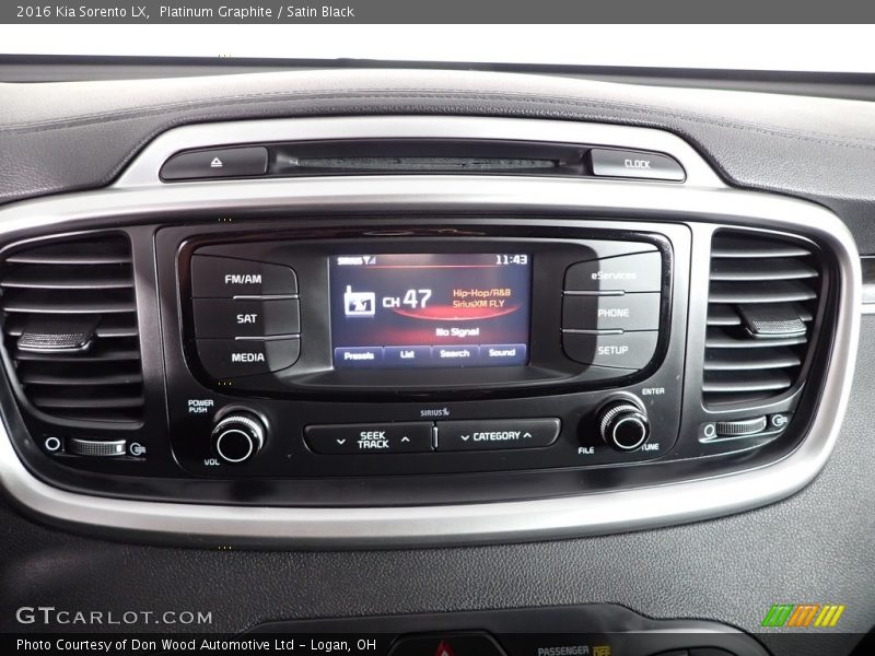 Platinum Graphite / Satin Black 2016 Kia Sorento LX