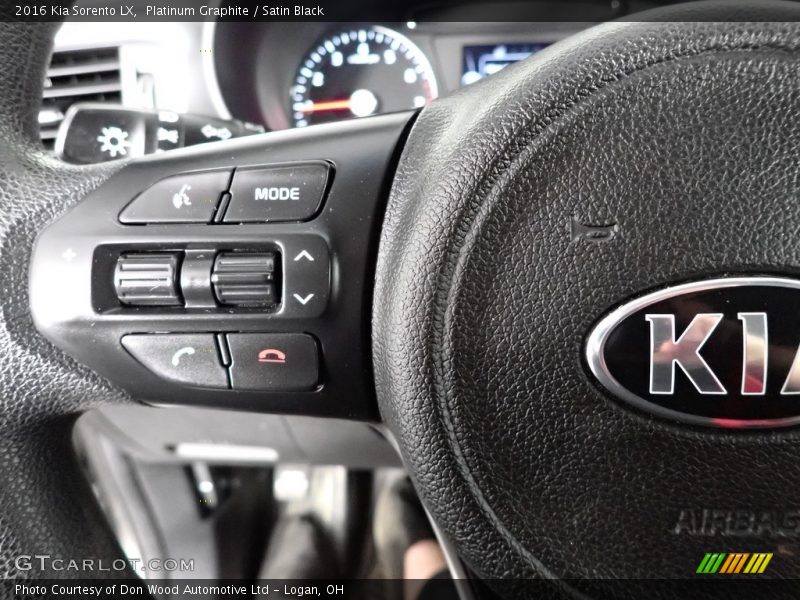 Platinum Graphite / Satin Black 2016 Kia Sorento LX