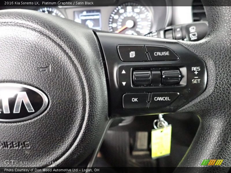 Platinum Graphite / Satin Black 2016 Kia Sorento LX