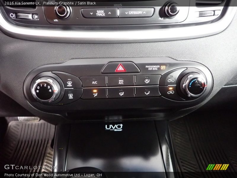 Platinum Graphite / Satin Black 2016 Kia Sorento LX