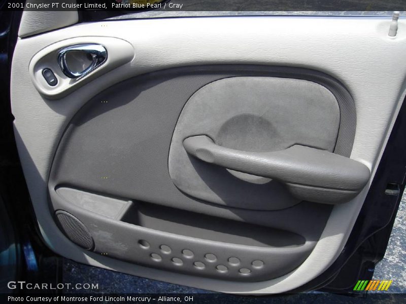Patriot Blue Pearl / Gray 2001 Chrysler PT Cruiser Limited