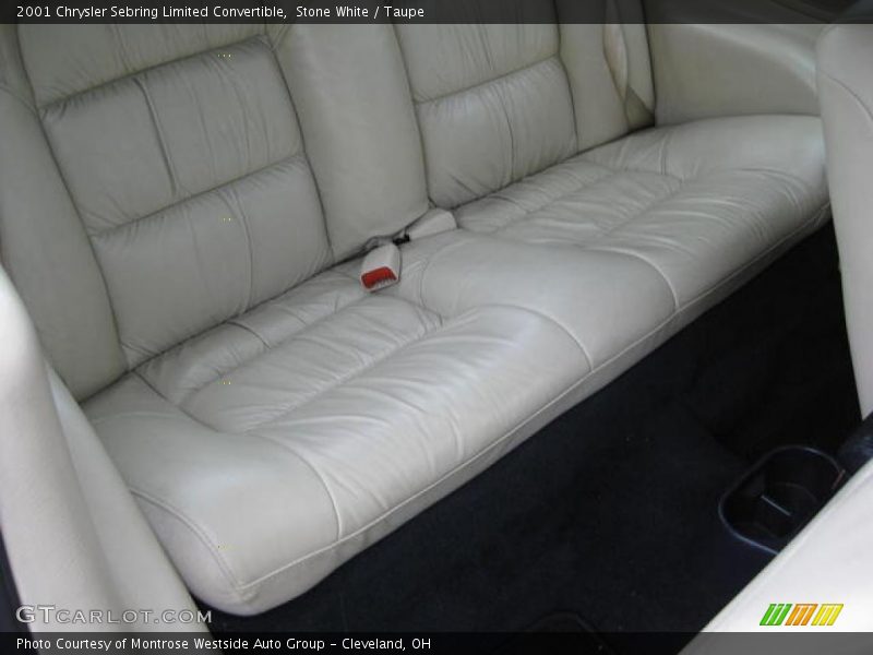Stone White / Taupe 2001 Chrysler Sebring Limited Convertible