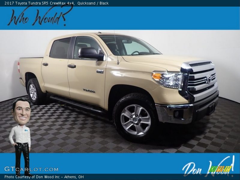 Quicksand / Black 2017 Toyota Tundra SR5 CrewMax 4x4