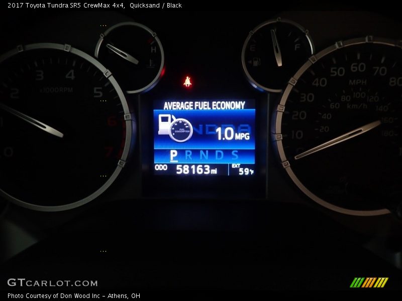 Quicksand / Black 2017 Toyota Tundra SR5 CrewMax 4x4