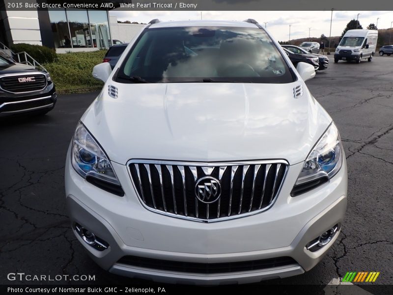 White Pearl Tricoat / Ebony 2015 Buick Encore Convenience AWD