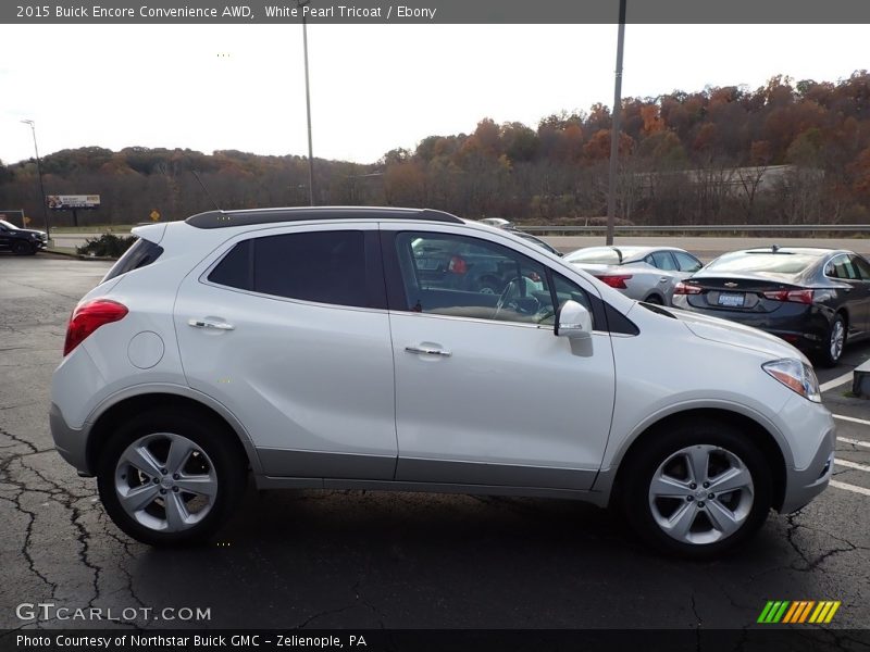 White Pearl Tricoat / Ebony 2015 Buick Encore Convenience AWD