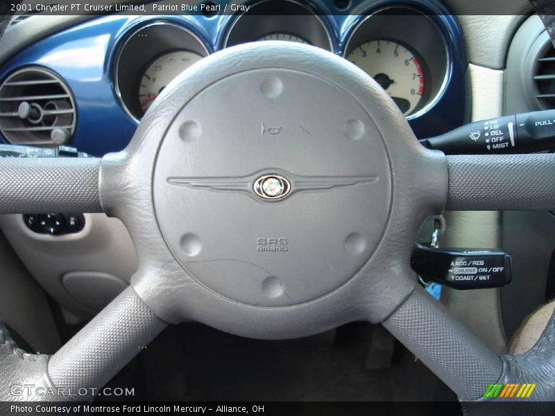 Patriot Blue Pearl / Gray 2001 Chrysler PT Cruiser Limited
