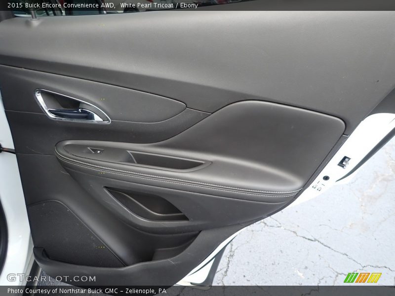 White Pearl Tricoat / Ebony 2015 Buick Encore Convenience AWD