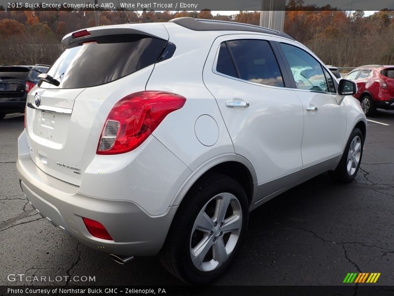 White Pearl Tricoat / Ebony 2015 Buick Encore Convenience AWD