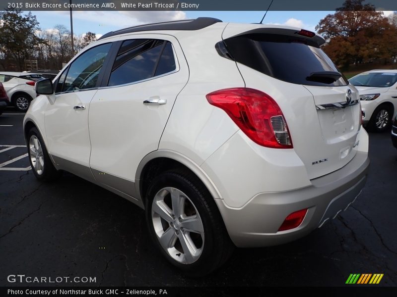 White Pearl Tricoat / Ebony 2015 Buick Encore Convenience AWD