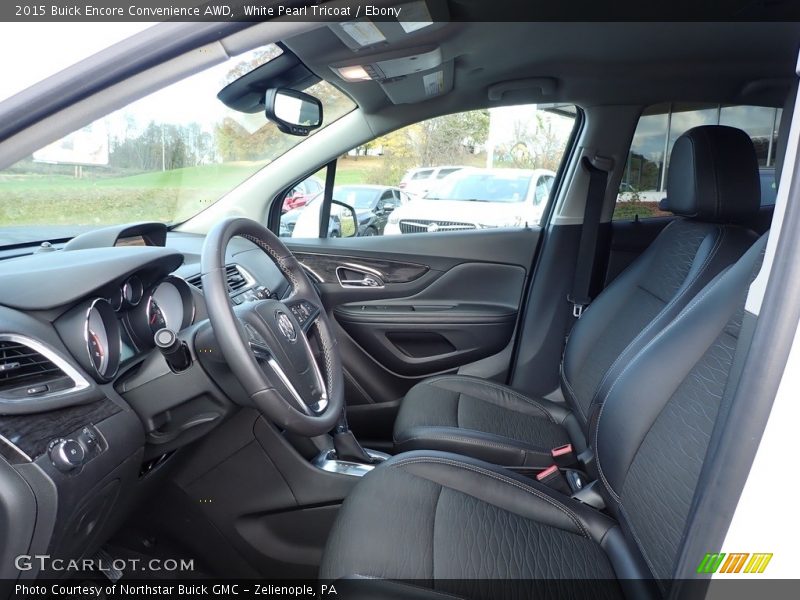 White Pearl Tricoat / Ebony 2015 Buick Encore Convenience AWD