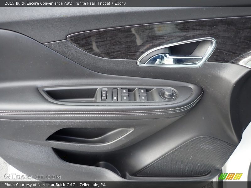 White Pearl Tricoat / Ebony 2015 Buick Encore Convenience AWD