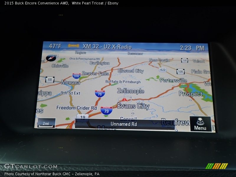 White Pearl Tricoat / Ebony 2015 Buick Encore Convenience AWD