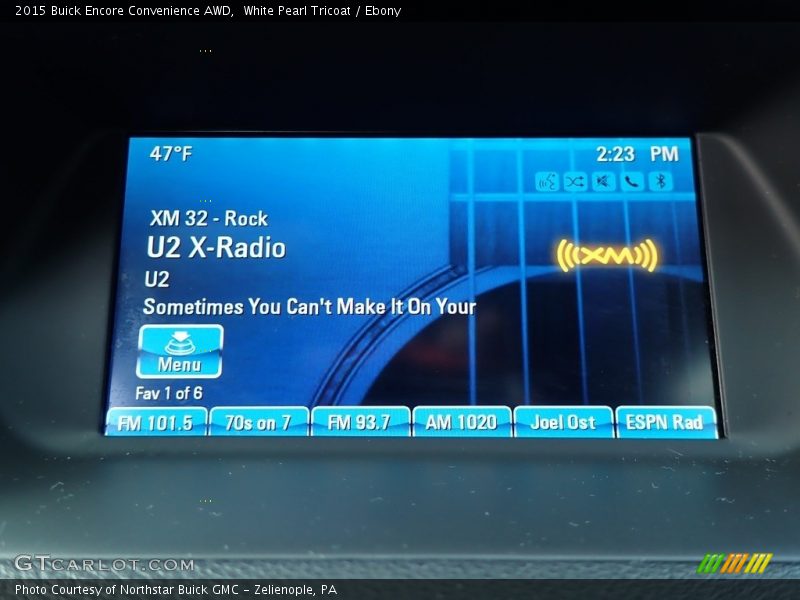 White Pearl Tricoat / Ebony 2015 Buick Encore Convenience AWD