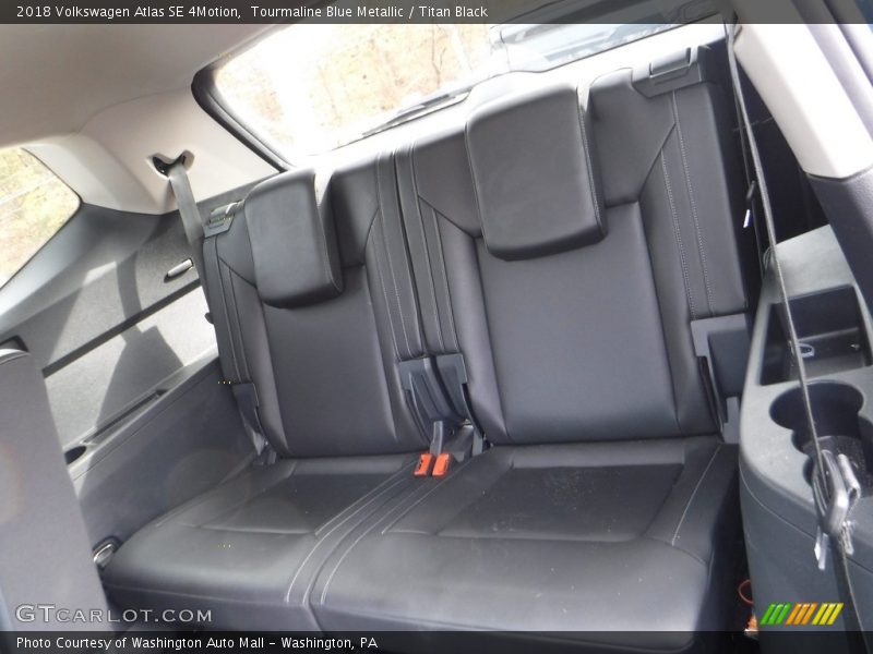 Tourmaline Blue Metallic / Titan Black 2018 Volkswagen Atlas SE 4Motion