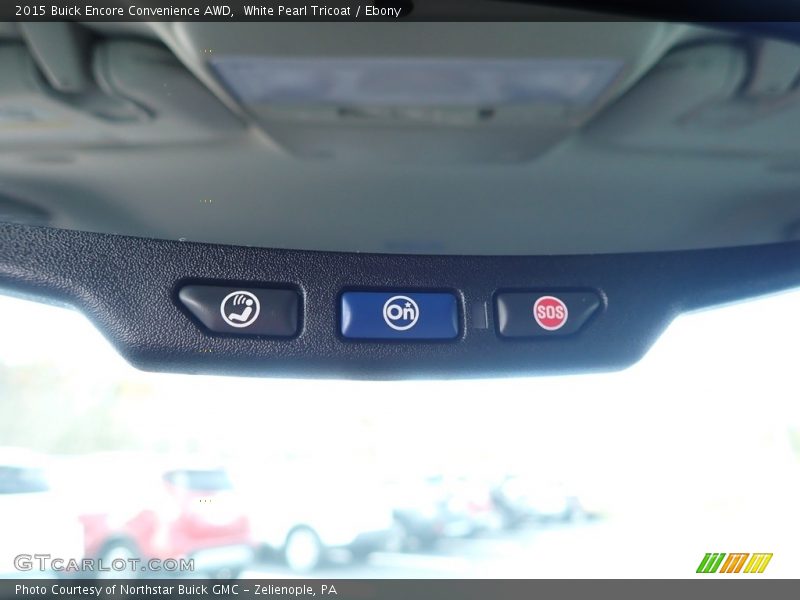 White Pearl Tricoat / Ebony 2015 Buick Encore Convenience AWD