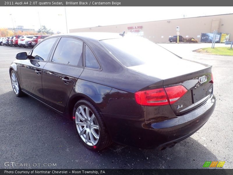 Brilliant Black / Cardamom Beige 2011 Audi A4 2.0T quattro Sedan