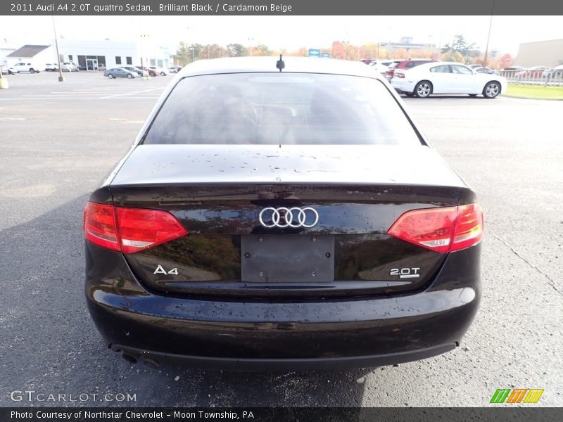Brilliant Black / Cardamom Beige 2011 Audi A4 2.0T quattro Sedan