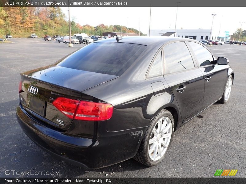 Brilliant Black / Cardamom Beige 2011 Audi A4 2.0T quattro Sedan