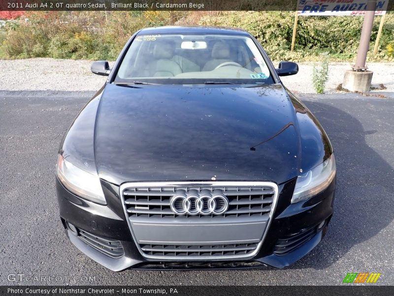 Brilliant Black / Cardamom Beige 2011 Audi A4 2.0T quattro Sedan