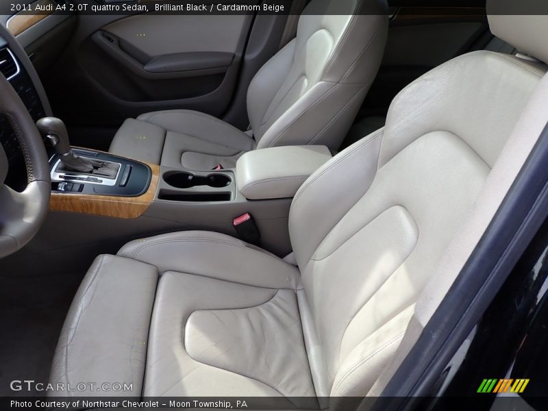 Brilliant Black / Cardamom Beige 2011 Audi A4 2.0T quattro Sedan