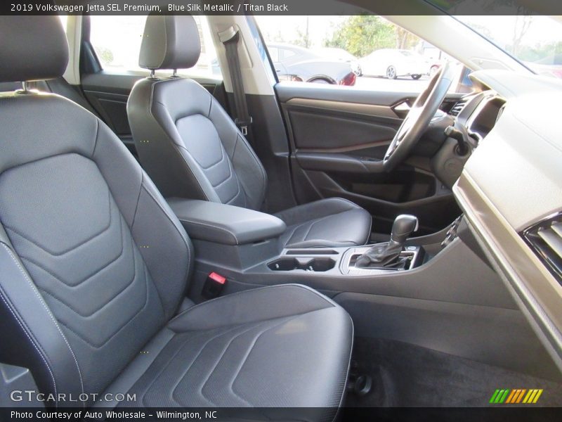 Blue Silk Metallic / Titan Black 2019 Volkswagen Jetta SEL Premium