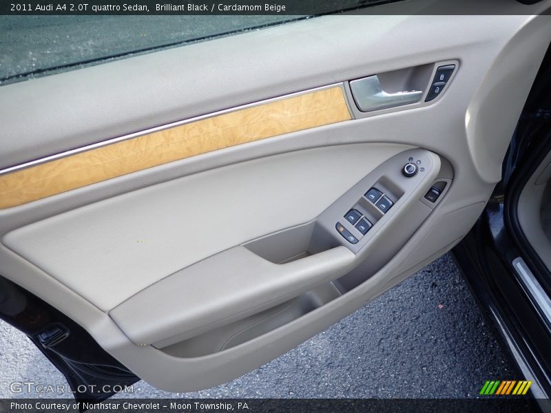 Brilliant Black / Cardamom Beige 2011 Audi A4 2.0T quattro Sedan