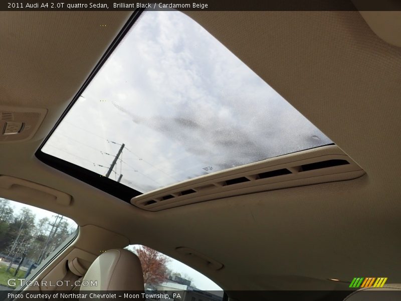 Brilliant Black / Cardamom Beige 2011 Audi A4 2.0T quattro Sedan