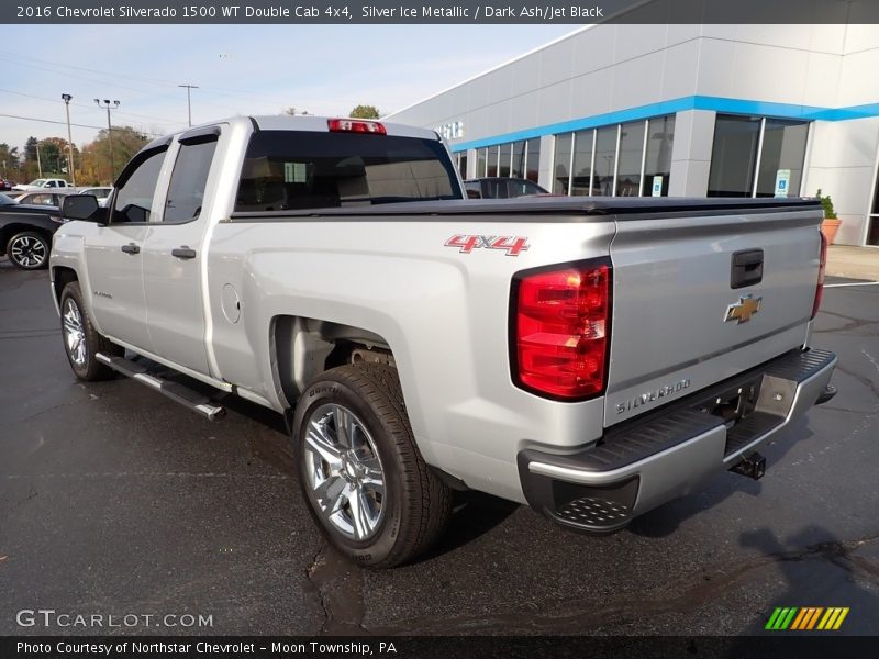 Silver Ice Metallic / Dark Ash/Jet Black 2016 Chevrolet Silverado 1500 WT Double Cab 4x4