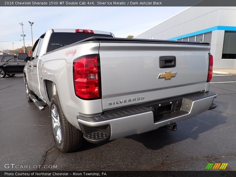 Silver Ice Metallic / Dark Ash/Jet Black 2016 Chevrolet Silverado 1500 WT Double Cab 4x4
