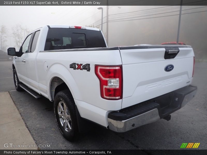 Oxford White / Earth Gray 2019 Ford F150 XLT SuperCab 4x4