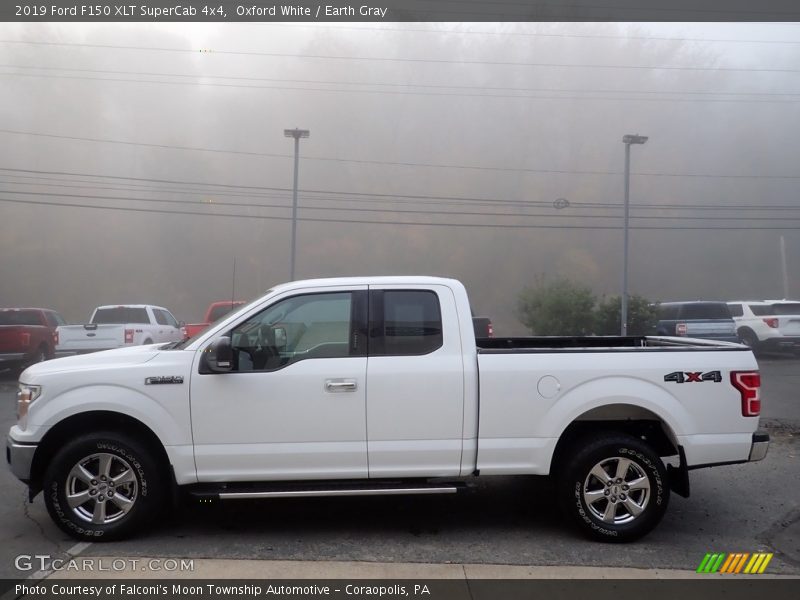 Oxford White / Earth Gray 2019 Ford F150 XLT SuperCab 4x4