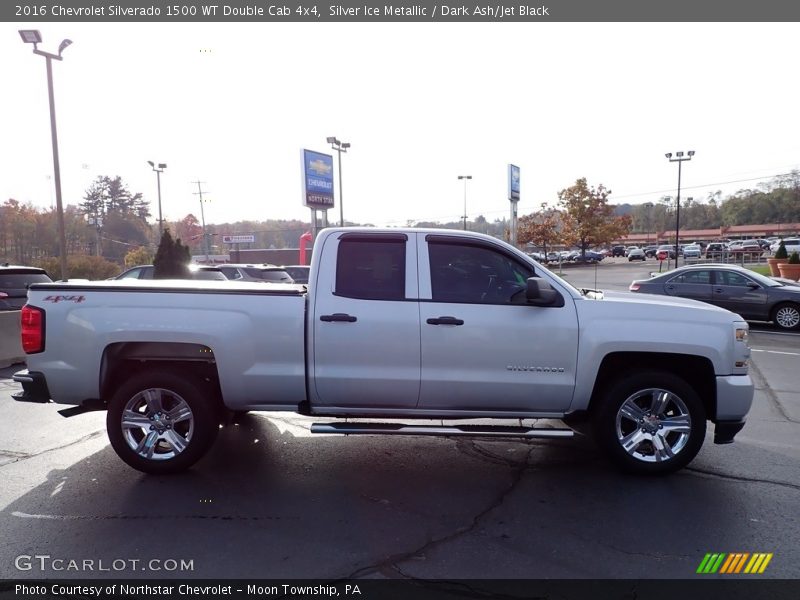  2016 Silverado 1500 WT Double Cab 4x4 Silver Ice Metallic