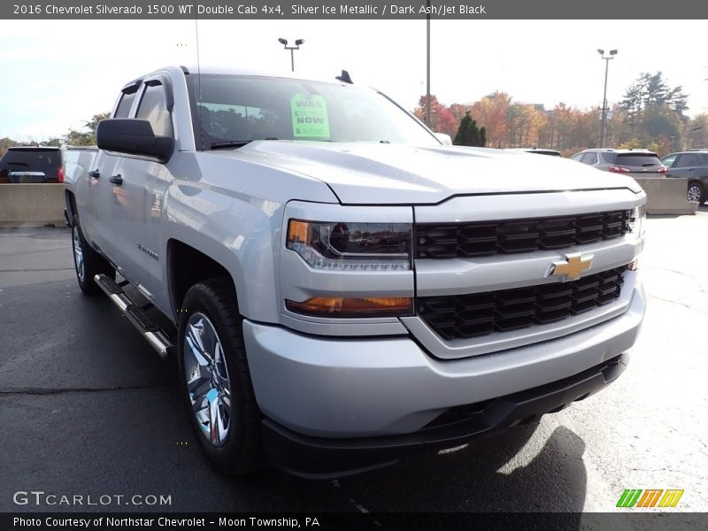  2016 Silverado 1500 WT Double Cab 4x4 Silver Ice Metallic