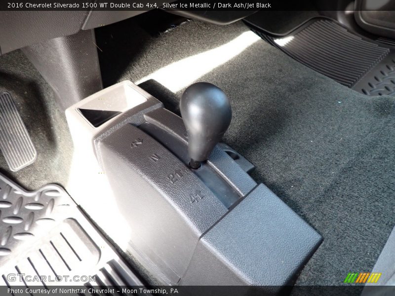 Silver Ice Metallic / Dark Ash/Jet Black 2016 Chevrolet Silverado 1500 WT Double Cab 4x4