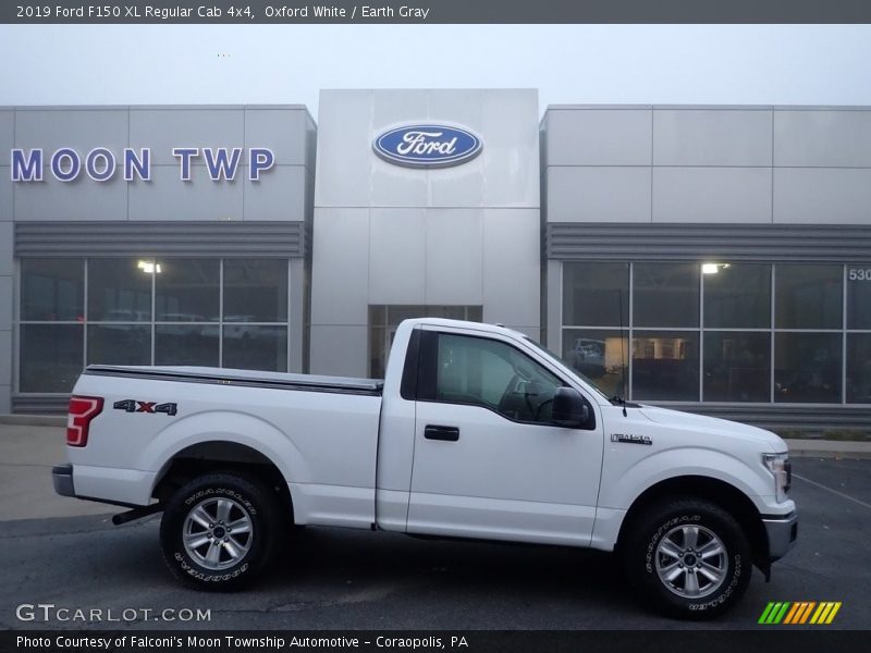 Oxford White / Earth Gray 2019 Ford F150 XL Regular Cab 4x4