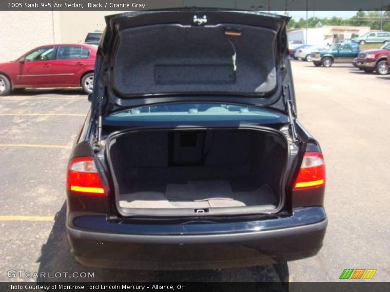 Black / Granite Gray 2005 Saab 9-5 Arc Sedan
