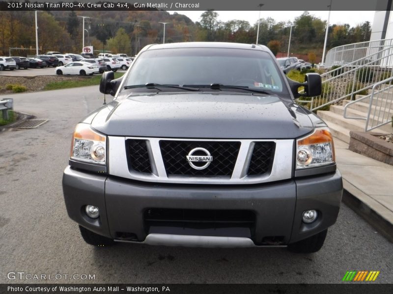 Gun Metallic / Charcoal 2015 Nissan Titan PRO-4X Crew Cab 4x4