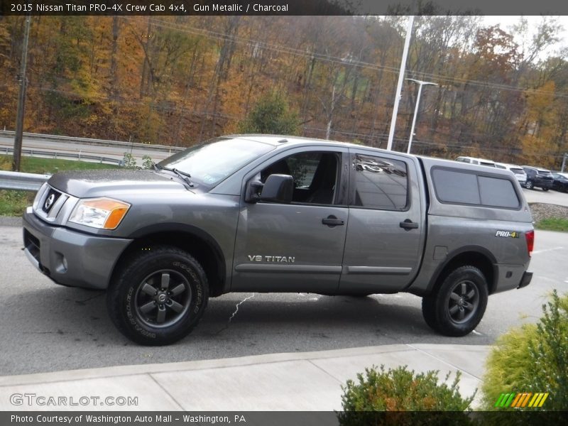 Gun Metallic / Charcoal 2015 Nissan Titan PRO-4X Crew Cab 4x4