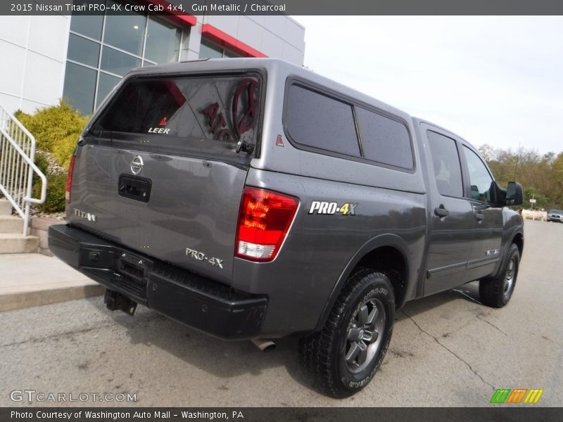 Gun Metallic / Charcoal 2015 Nissan Titan PRO-4X Crew Cab 4x4