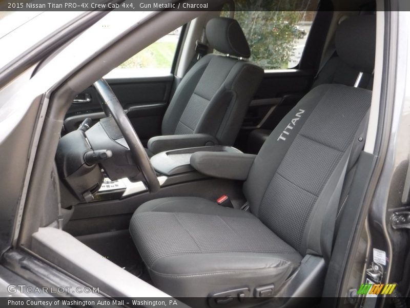Gun Metallic / Charcoal 2015 Nissan Titan PRO-4X Crew Cab 4x4
