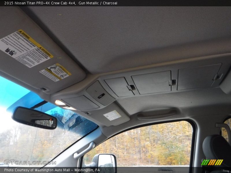 Gun Metallic / Charcoal 2015 Nissan Titan PRO-4X Crew Cab 4x4