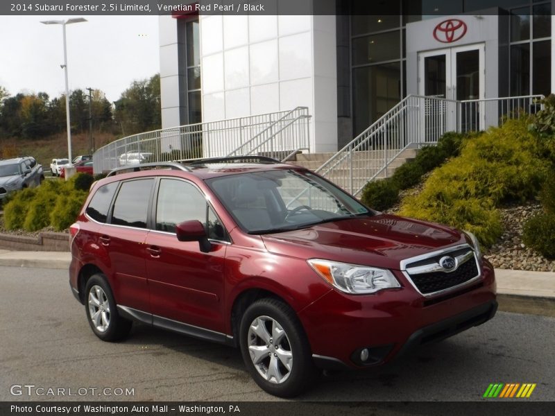 Venetian Red Pearl / Black 2014 Subaru Forester 2.5i Limited