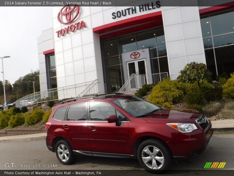 Venetian Red Pearl / Black 2014 Subaru Forester 2.5i Limited