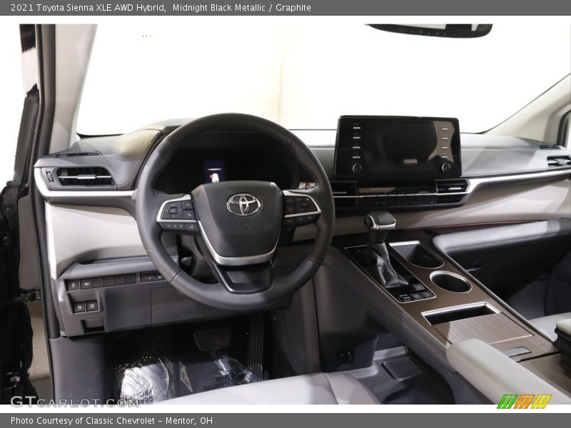 Dashboard of 2021 Sienna XLE AWD Hybrid