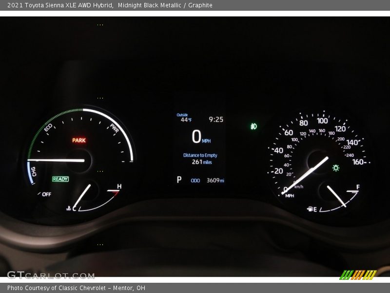  2021 Sienna XLE AWD Hybrid XLE AWD Hybrid Gauges