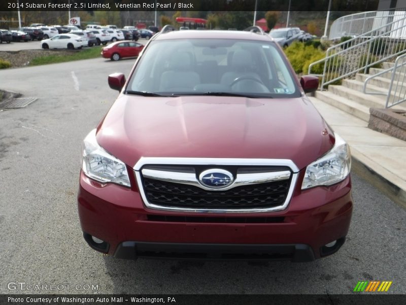 Venetian Red Pearl / Black 2014 Subaru Forester 2.5i Limited