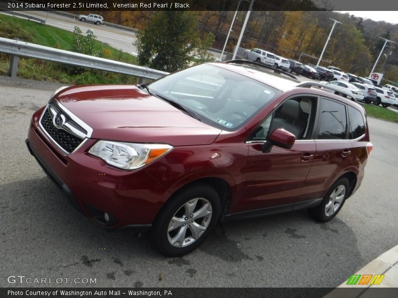Venetian Red Pearl / Black 2014 Subaru Forester 2.5i Limited