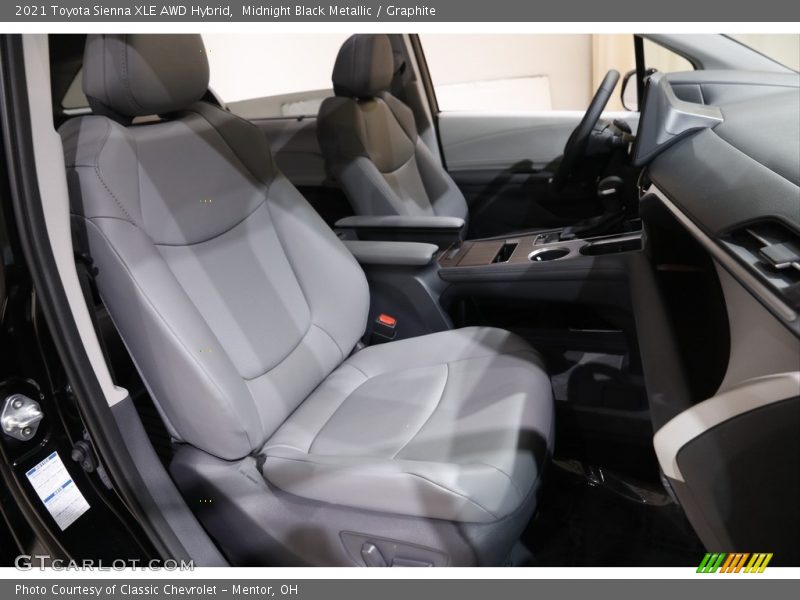 Front Seat of 2021 Sienna XLE AWD Hybrid
